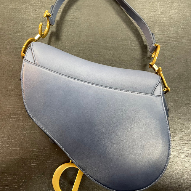 Saddle Dior Moyen Bleu