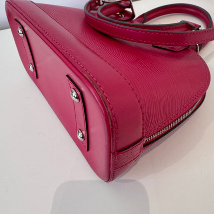 Sac Louis Vuitton BB Alma Cuir Épi Rose