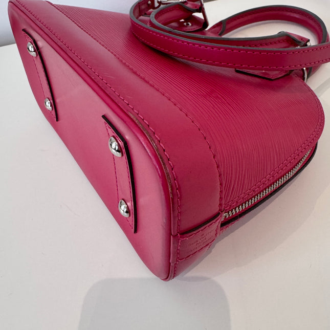 Sac Louis Vuitton BB Alma Cuir Épi Rose