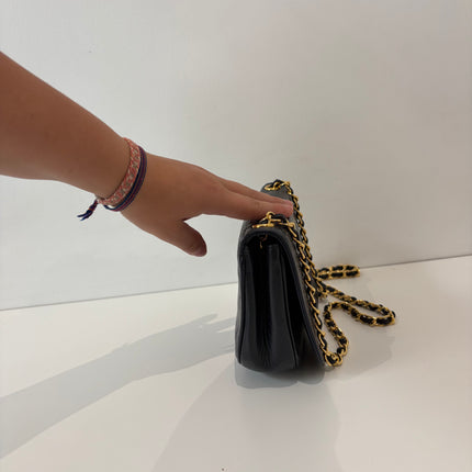 Sac Chanel marine vintage bandoulière