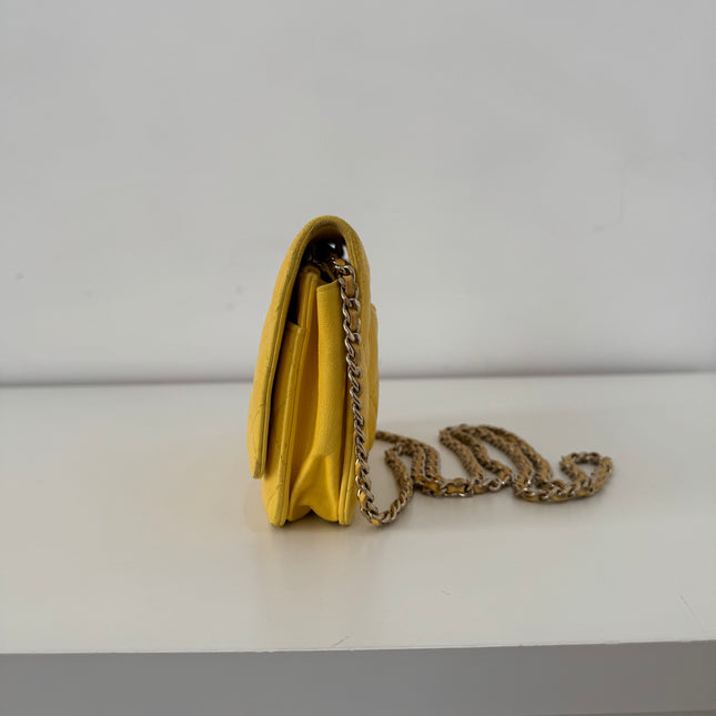 Sac Chanel Wallet on Chain Jaune