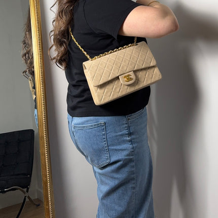 Sac Chanel Timeless 25 cm Beige