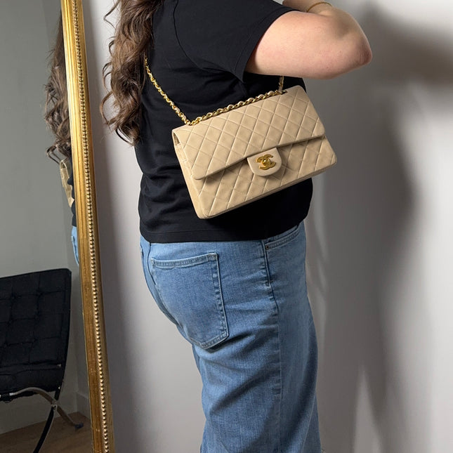 Sac Chanel Timeless 25 cm Beige