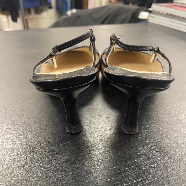 Escarpins Slingback Bicolore Chanel T39,5