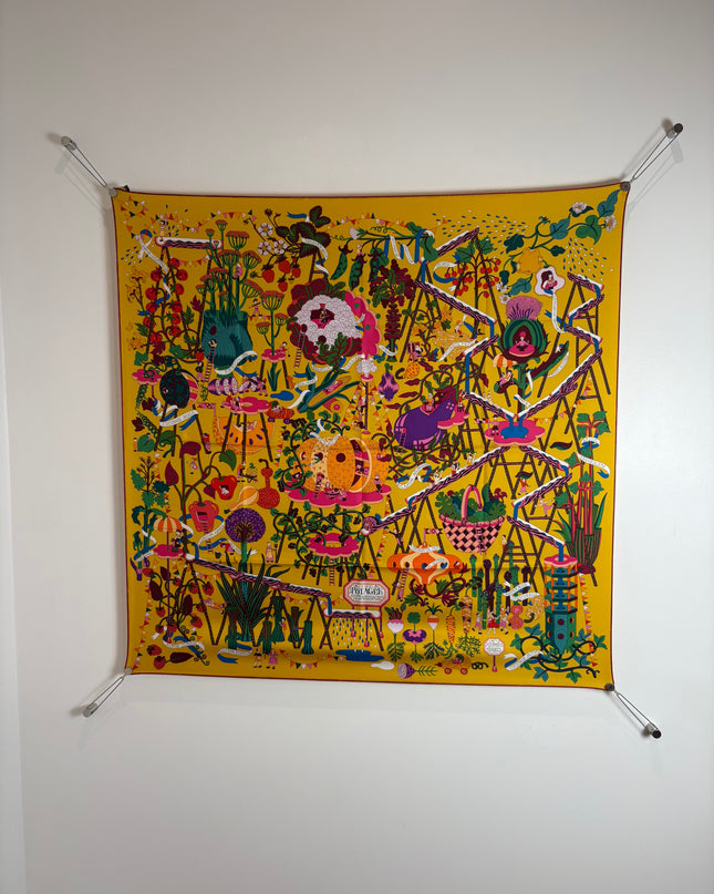 Carré Hermes 90cm le potager extraordinaire