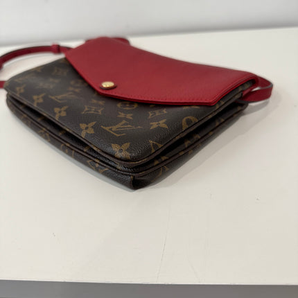 Sac Louis Vuitton bandoulière Twice Monogram & Rouge
