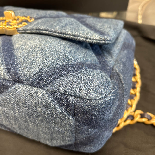 Sac Chanel 19 small denim