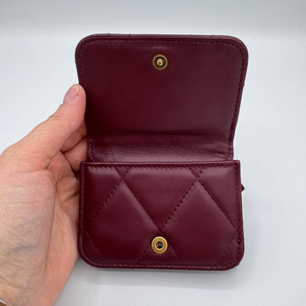 Portefeuille Balenciaga Bordeaux