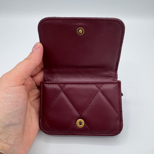 Portefeuille Balenciaga Bordeaux