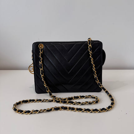 Sac Caméra Chevrons Chanel