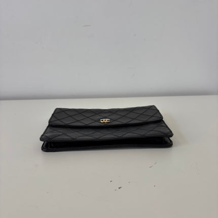 Pochette Chanel Noire CC + insert de sac