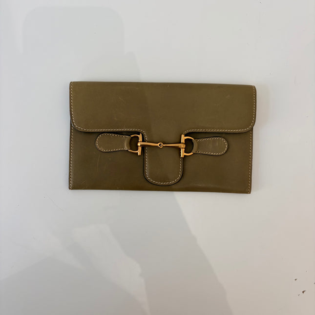 Portefeuille Gucci vert