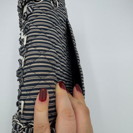 Sac Chanel Timeless Tissu Rayé