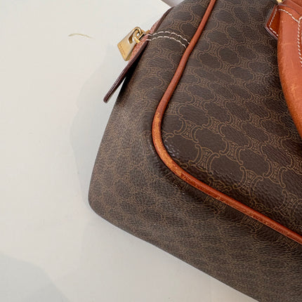 Sac Céline boston toile macadam vintage
