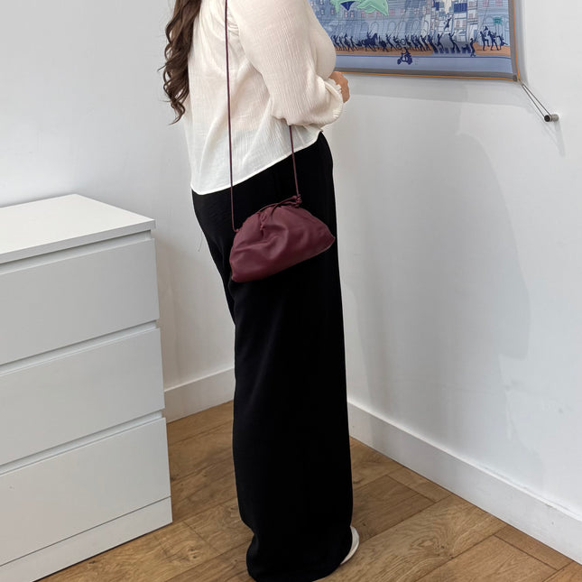 Sac Bottega Veneta Mini Pouch Burgundy