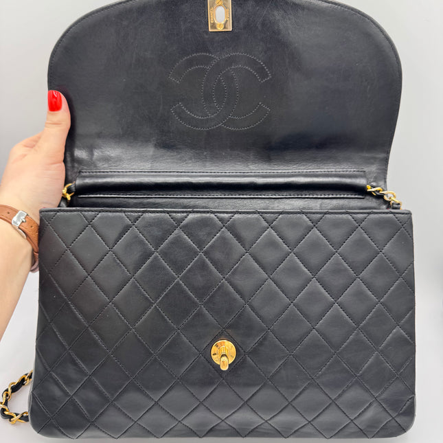 Sac Chanel Classique Bandoulière Noir Vintage