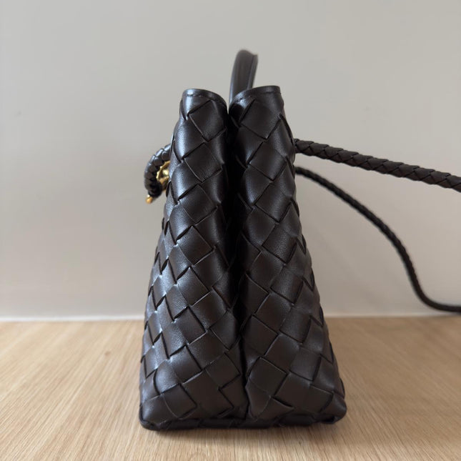 Sac Andiamo Petit Bottega Veneta Marron Fondant