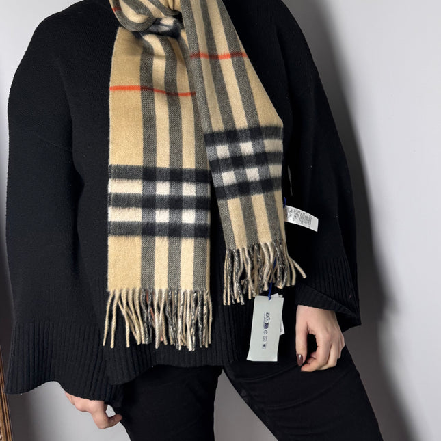 Écharpe Burberry Cachemire 168cm