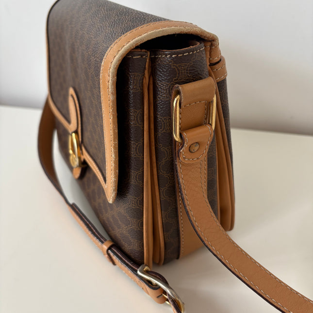 Sac Céline bandoulière toile Macadam