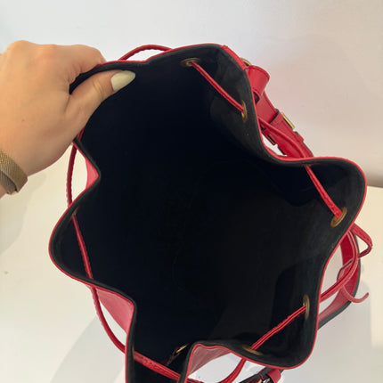 Sac Louis Vuitton Noé PM Épi Rouge