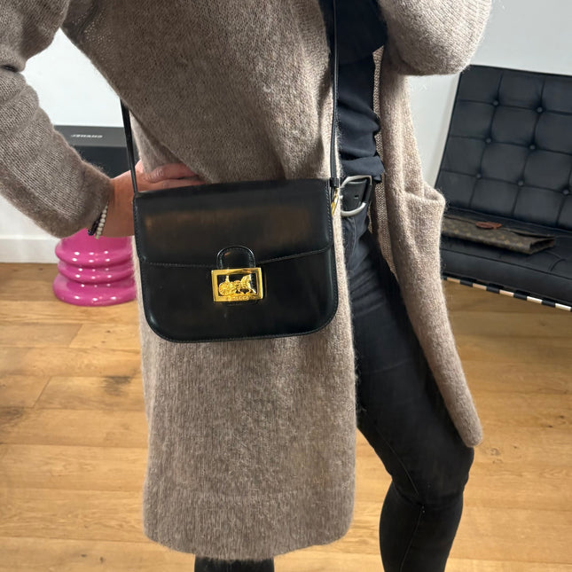 Sac Céline vintage fermoir calèche