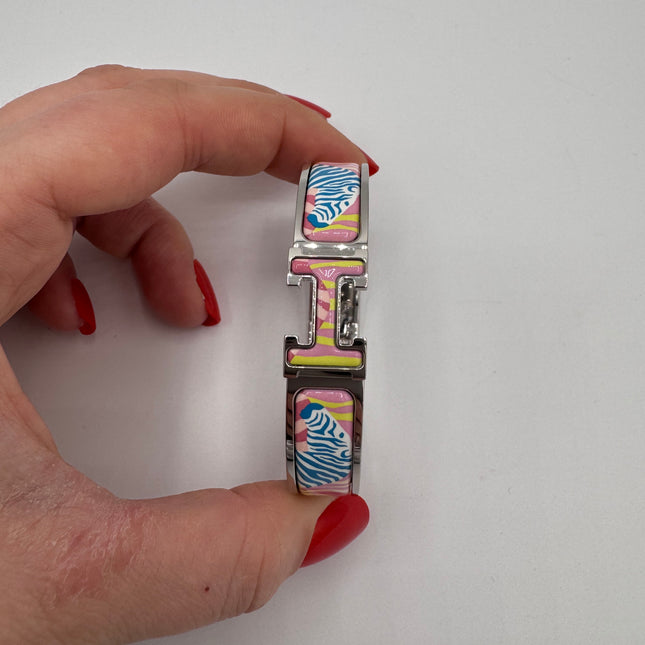 Bracelet Hermès Clic H Zèbres T1
