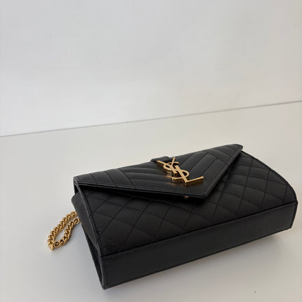 Sac Saint Laurent Enveloppe small Noir