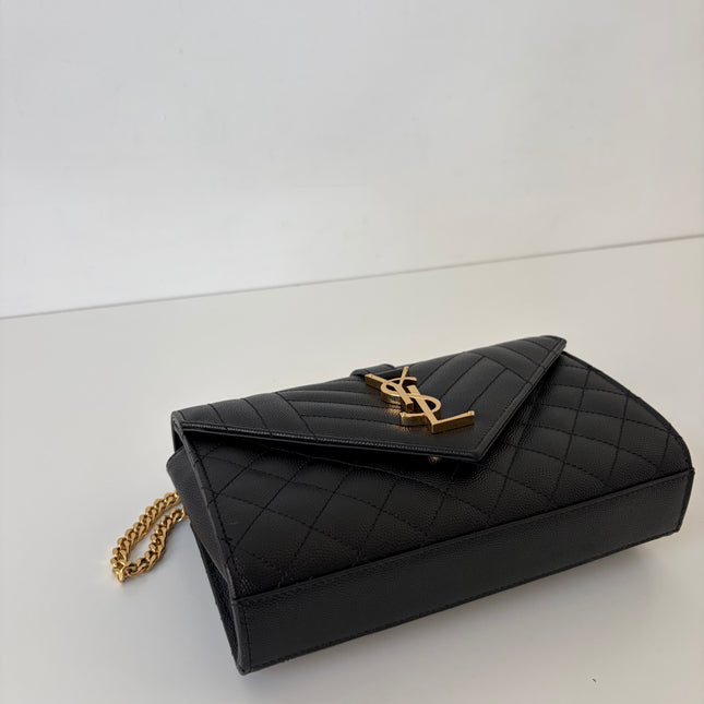 Sac Saint Laurent Enveloppe small Noir