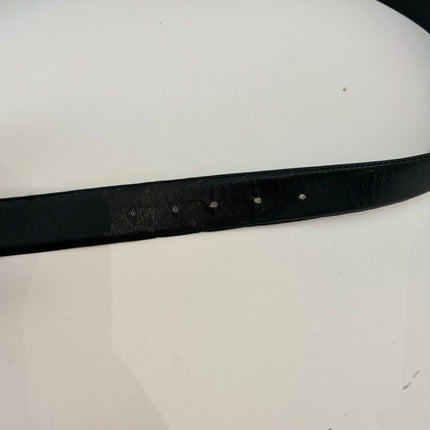 Ceinture Celine cuir noir Calèche T100