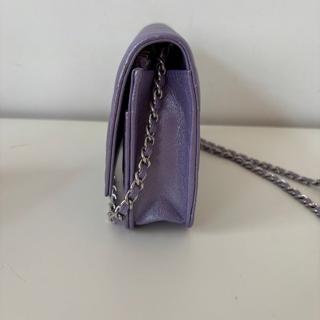 Sac Chanel wallet on chain Violet