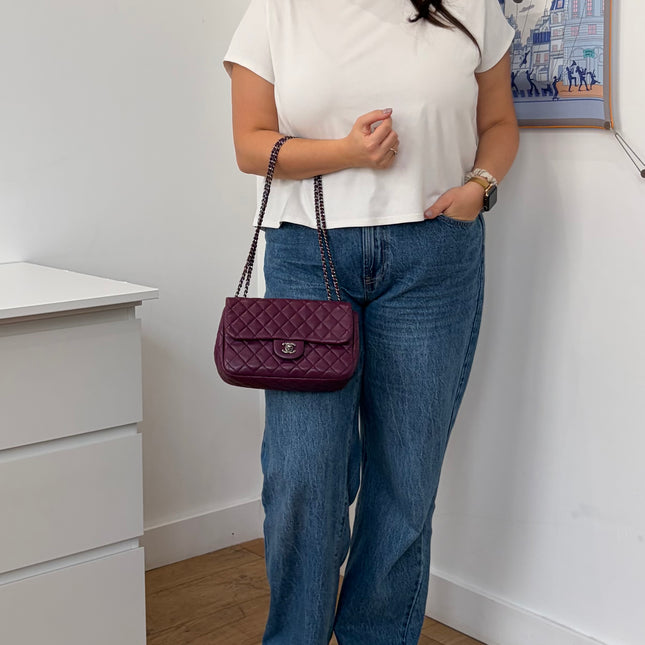 Sac Chanel Timeless souple violet