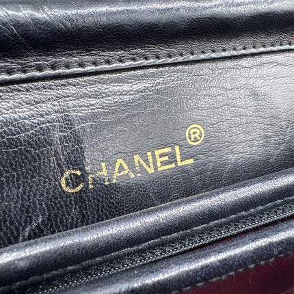 Sac Chanel classique flap grand bandoulière vintage