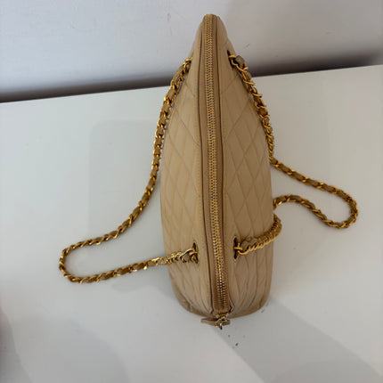 Sac Chanel shopping épaule Beige