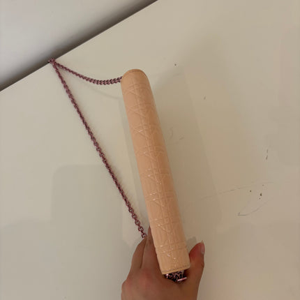 Sac Dior Wallet on chain Lady Dior rose