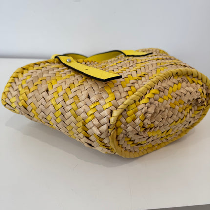 Sac panier Loewe jaune pm