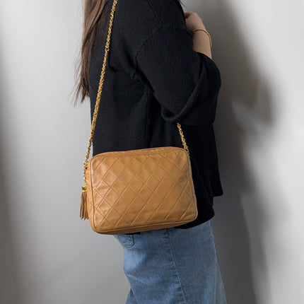 Sac Chanel Caméra Caramel