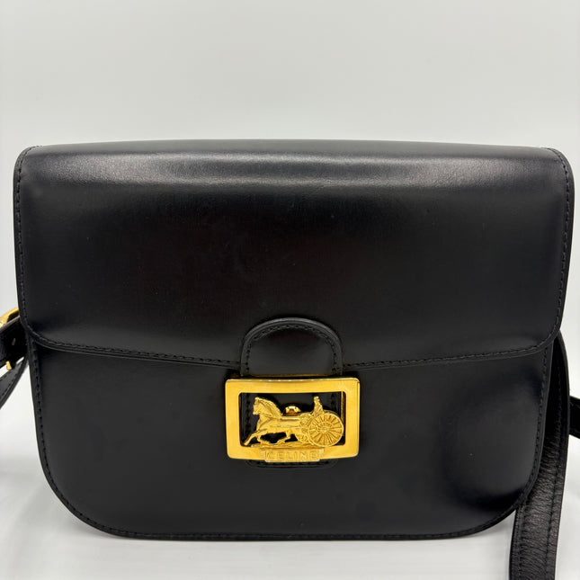 Sac Céline vintage fermoir calèche