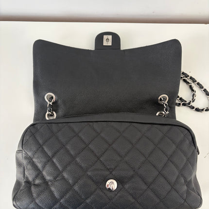 Sac Chanel single flap souple noir