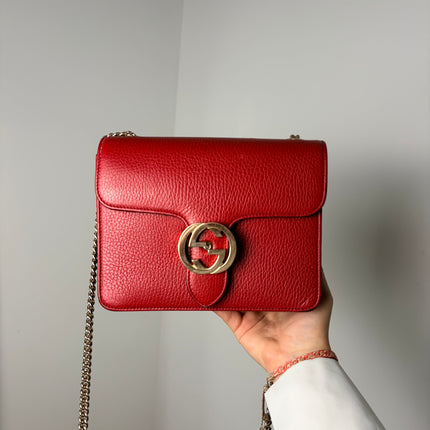Sac Gucci Interlocking Rouge pm