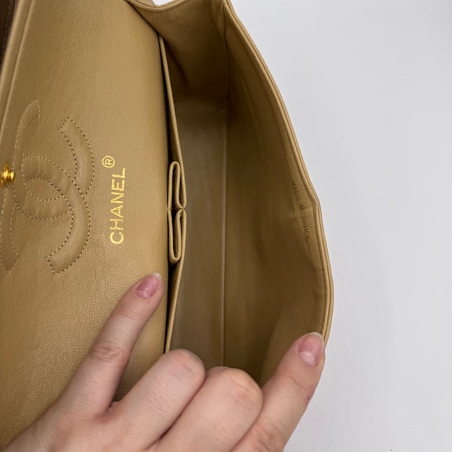 Sac Chanel Timeless 23cm Vintage Beige