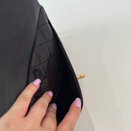 Sac Chanel caméra noir vintage