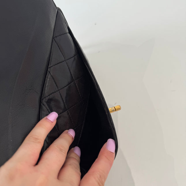 Sac Chanel caméra noir vintage