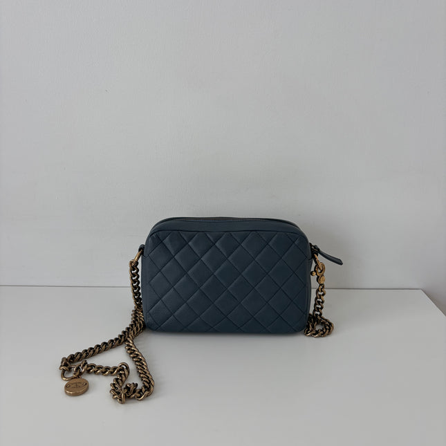 Sac Chanel Caméra Bleu éteint