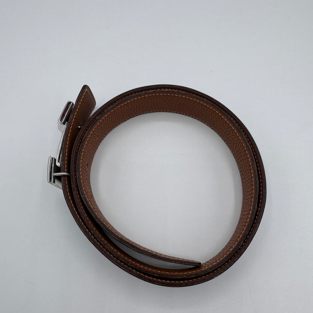 Boucle de ceinture H & Cuir de ceinture réversible 32 mm