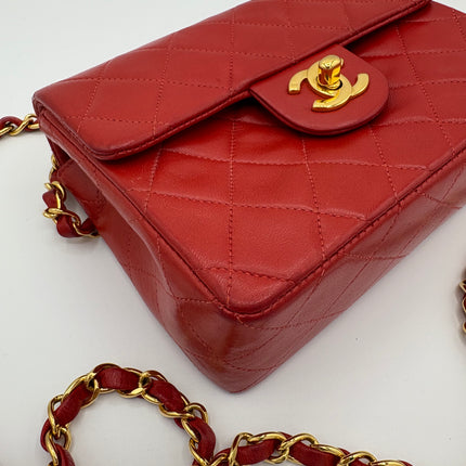 Sac Chanel Mini square rouge