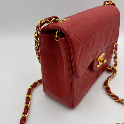 Sac Chanel Mini square rouge