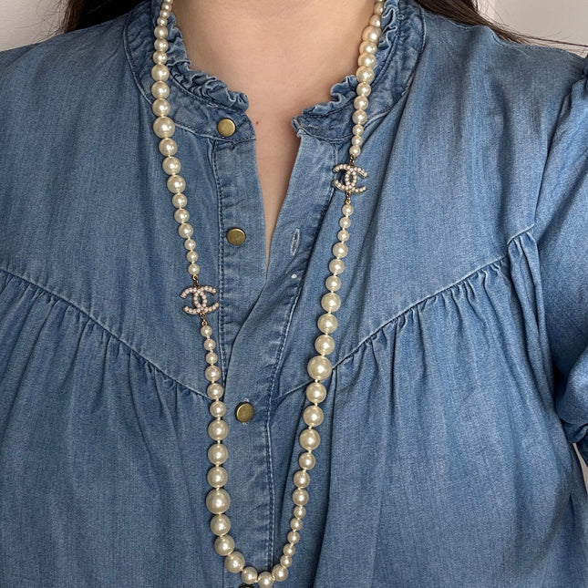 Sautoir Chanel perles