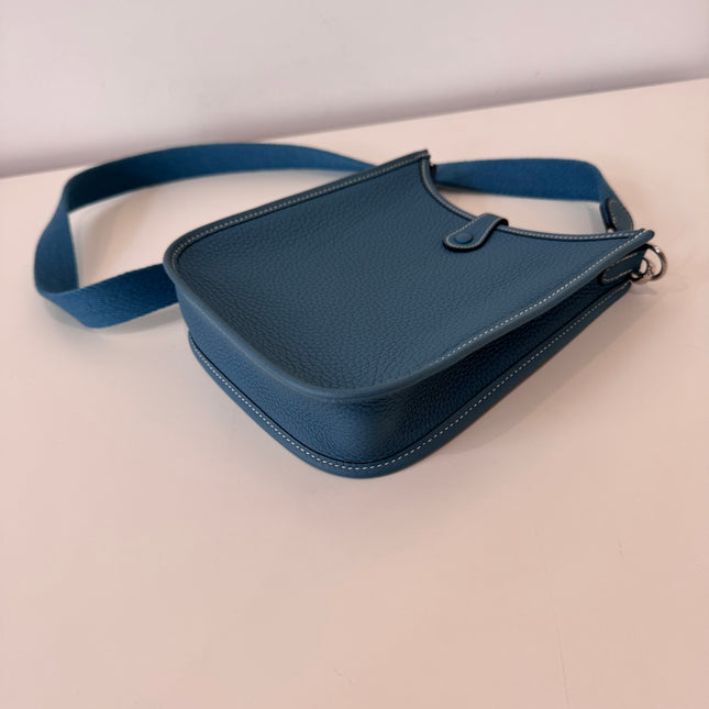 Sac Hermès Evelyne 16 Bleu Jean