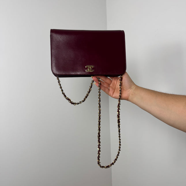 Sac Chanel Bordeaux Bandoulière