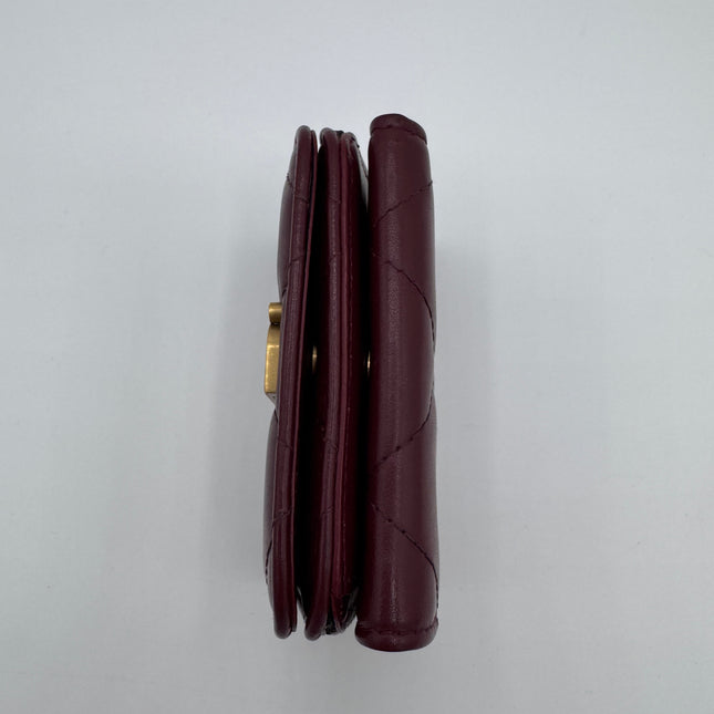 Portefeuille Balenciaga Bordeaux